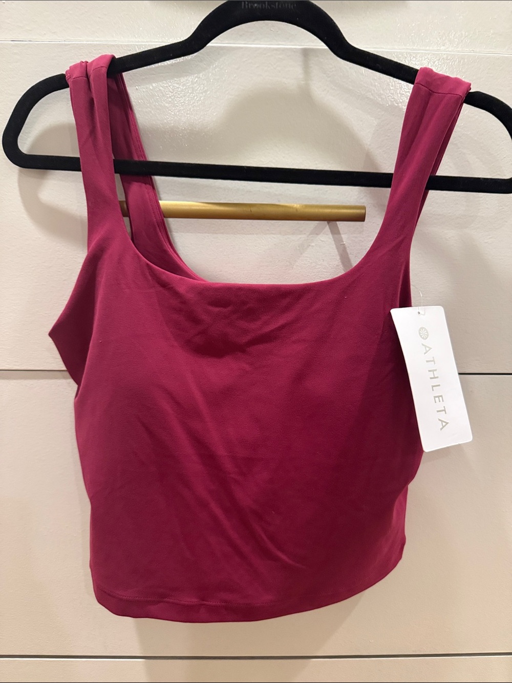 Athleta Women's Berry Square-Neck Crop Tank